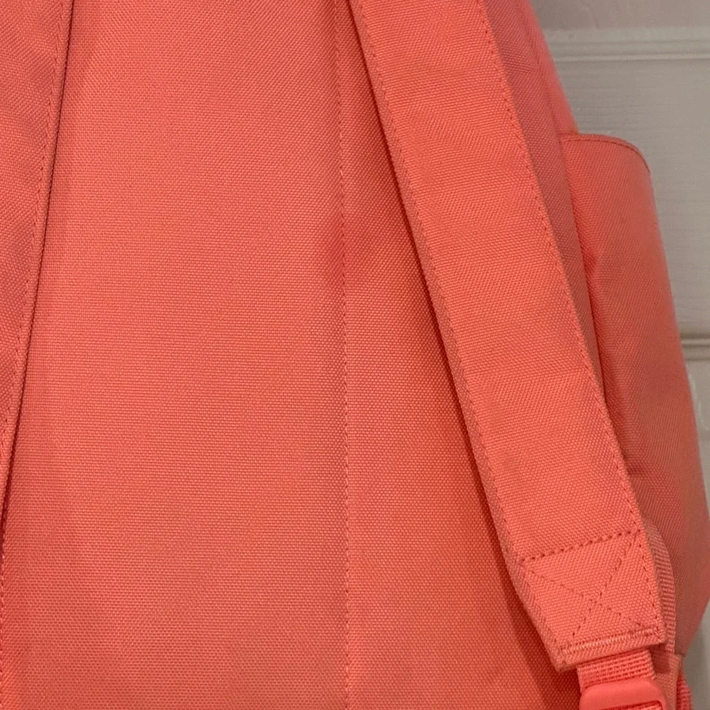 Herschel Supply Co Heritage Backpack Neon Coral Peach Canvas Daypack Bag